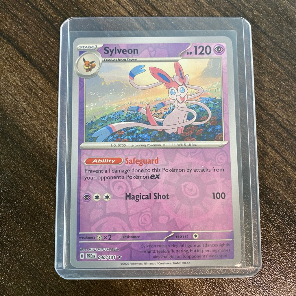 Pokemon TCG English Sylveon Reverse Holo 040/131 PRE - Kartu Pokemon Sylveon English Prismatic Evolu