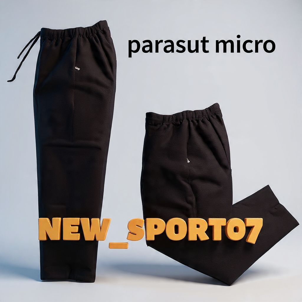 celana panjang parasut training pria wanita olahraga