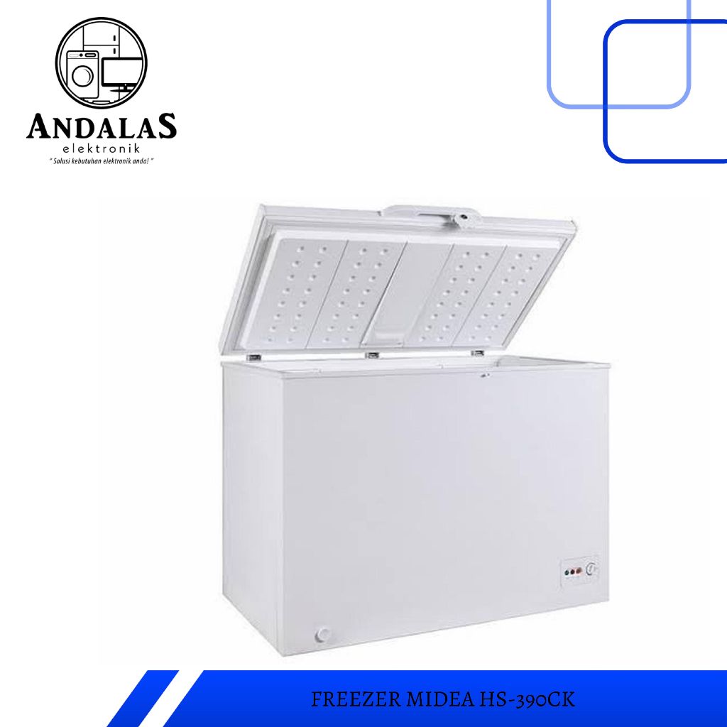 BOX FREEZER MIDEA 300LITER - HS390CK CHEST FREEZER MIDEA 300L BOX FREEZER MIDEA 300 LITER BOX FREEZE