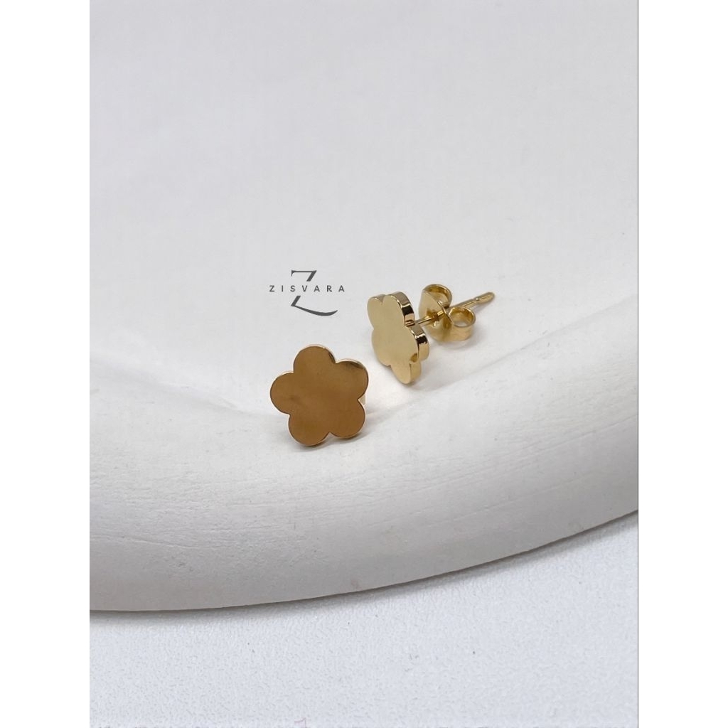 Zisvara - Anting Perhiasan Mewah Anti Karat Anti Luntur [Lovisa Gold]
