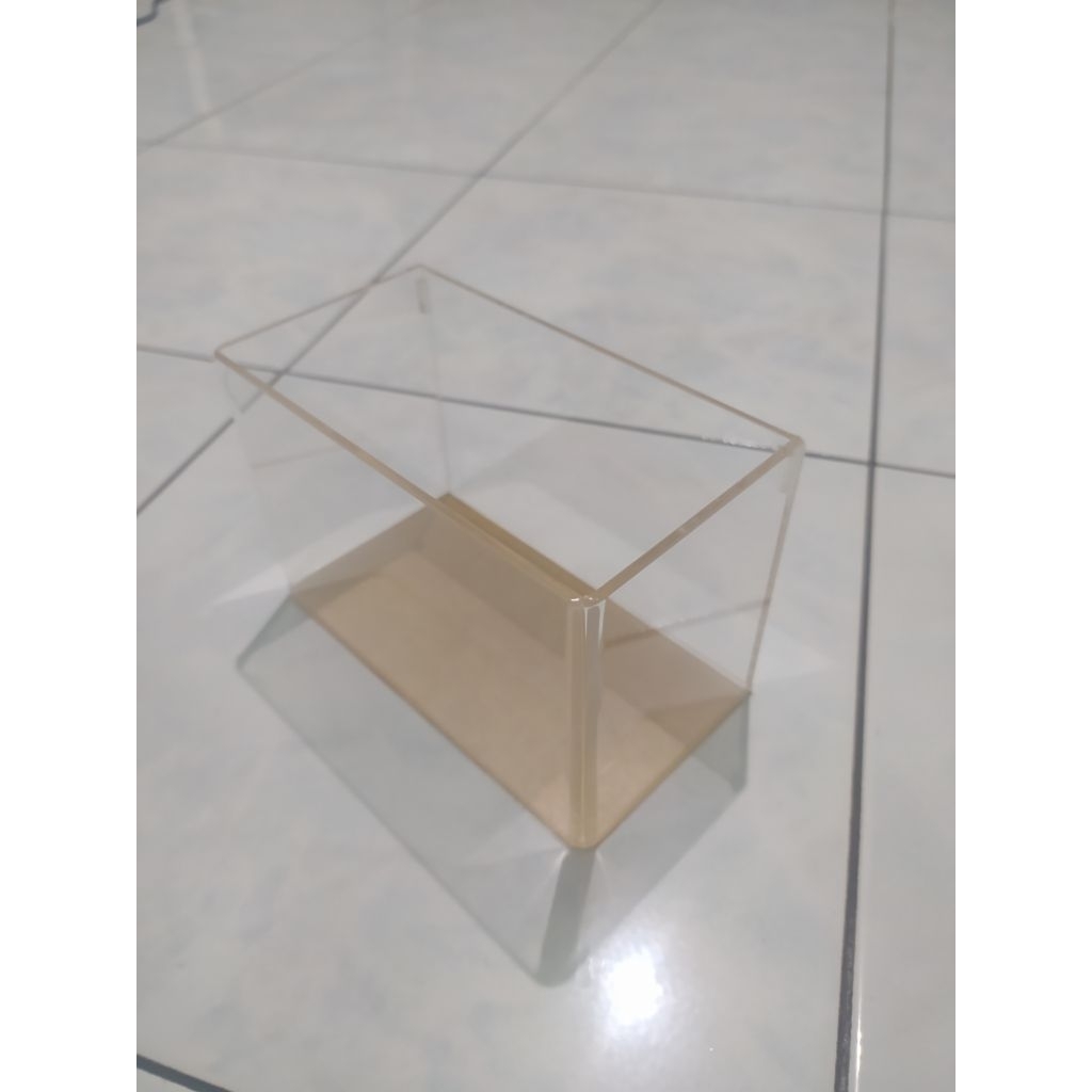 Soliter Akrilik Full Bening // Aquarium Mini Akrilik // Ukuran 15 x 8 x 10cm 2mm // Ikan Cupang.Moll