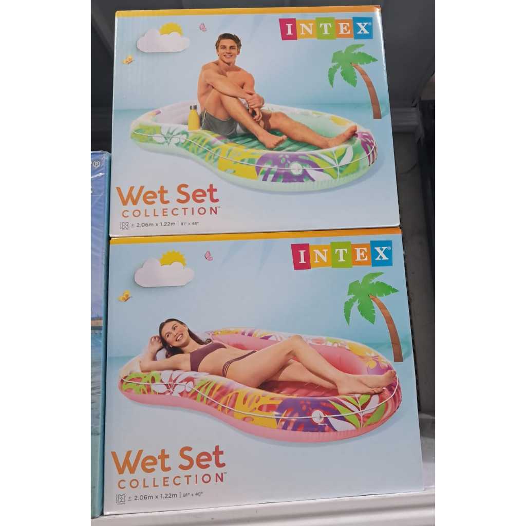 Intex 57803 | Tropical Oasis Lounger | Kursi Renang Tiup Premium Intex 57803 | kasur renang intex