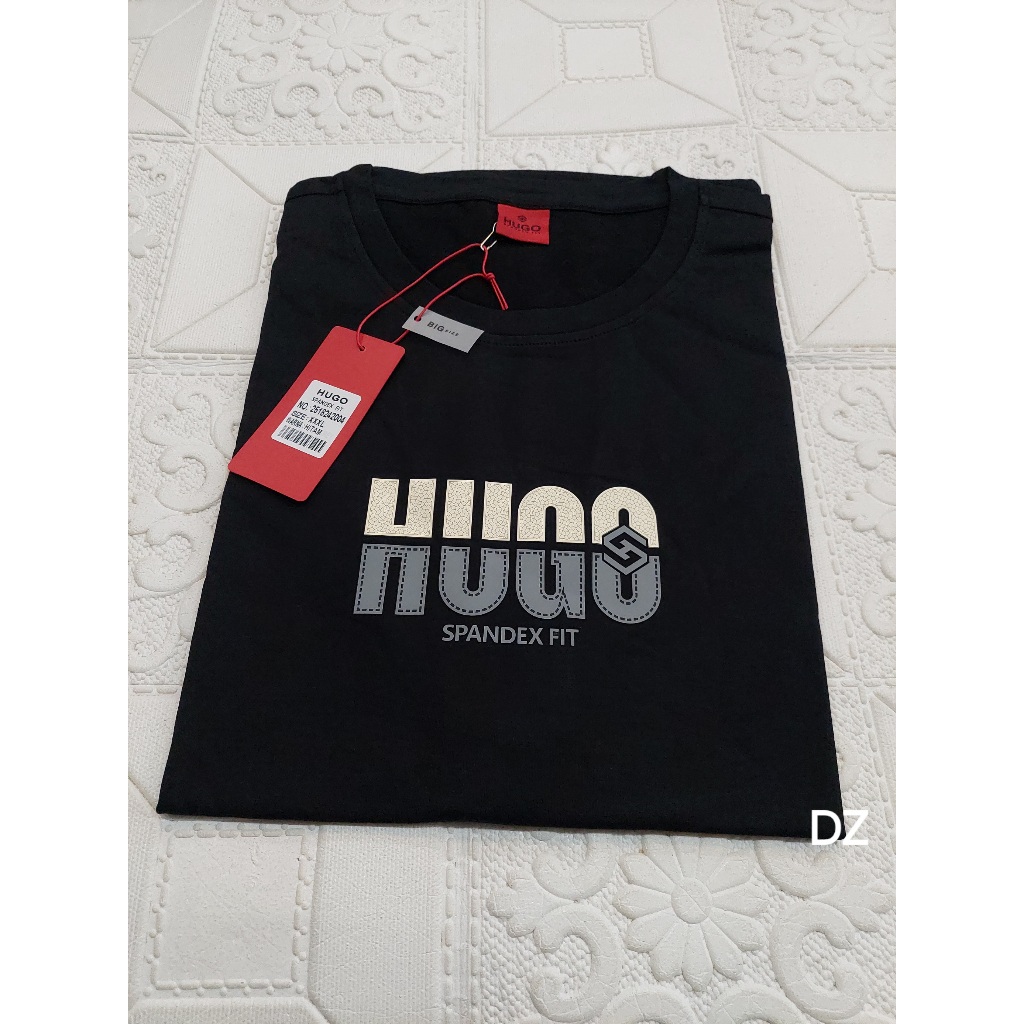 Kaos Hugo Selection Bahan tebal Size Jumbo