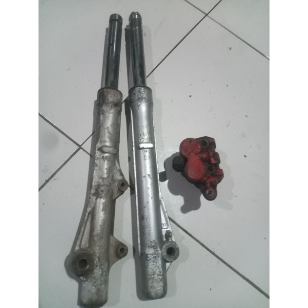 shokc depan + kliper cakram honda supra x lama supra fit new pnp revo lama seken ori copotan