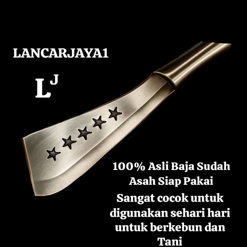 Arit Rumput Asli Baja Super Tajam Original Bintang Lima Alat Berkebun Dan Bertani