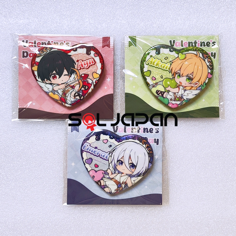 For All Time Lovebrush Chronicles 2025 Valentine Day Heart Badge Ayn Alkaid Cael