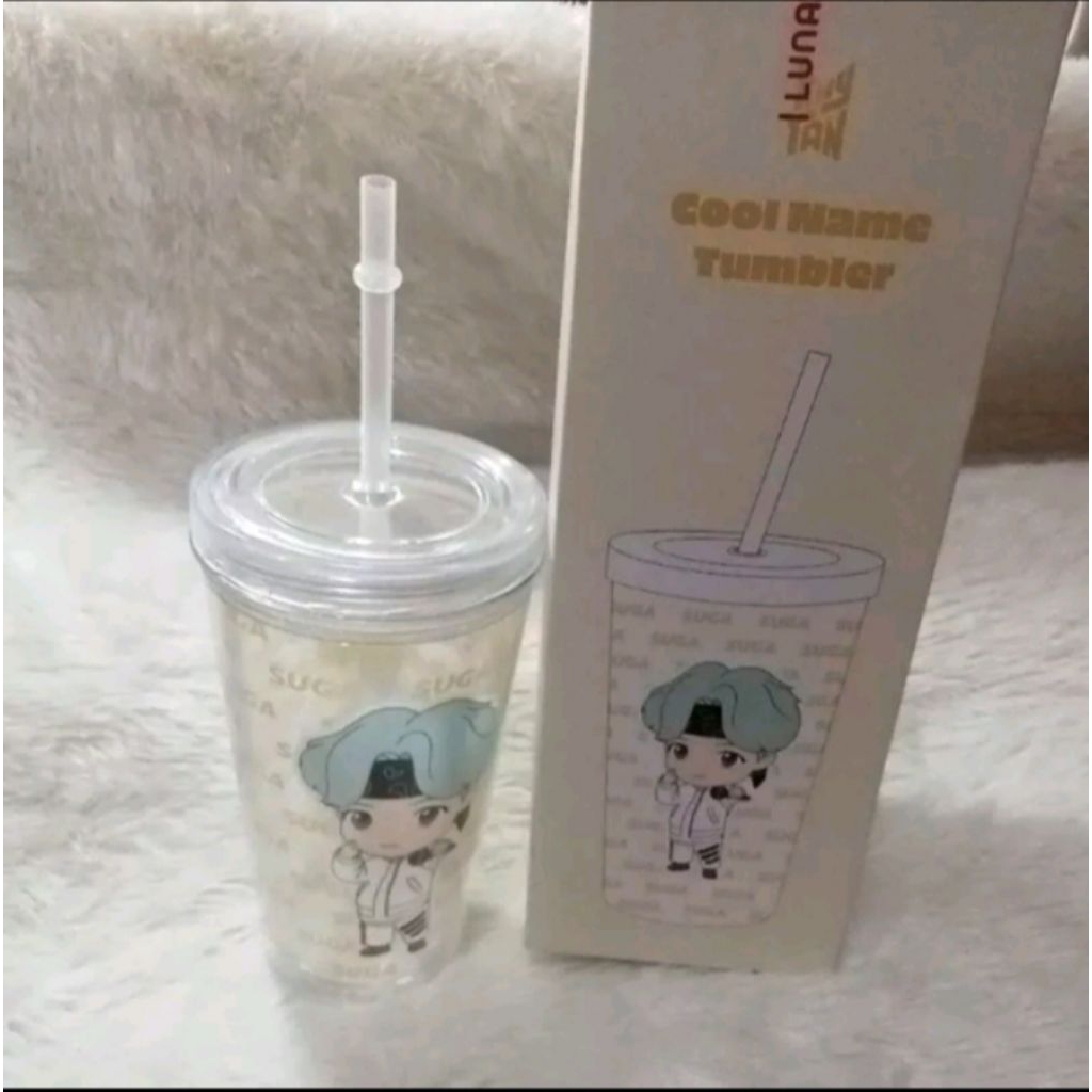 Tumbler Tiny Tan Suga BTS - Original Pop up store Tiny Tan