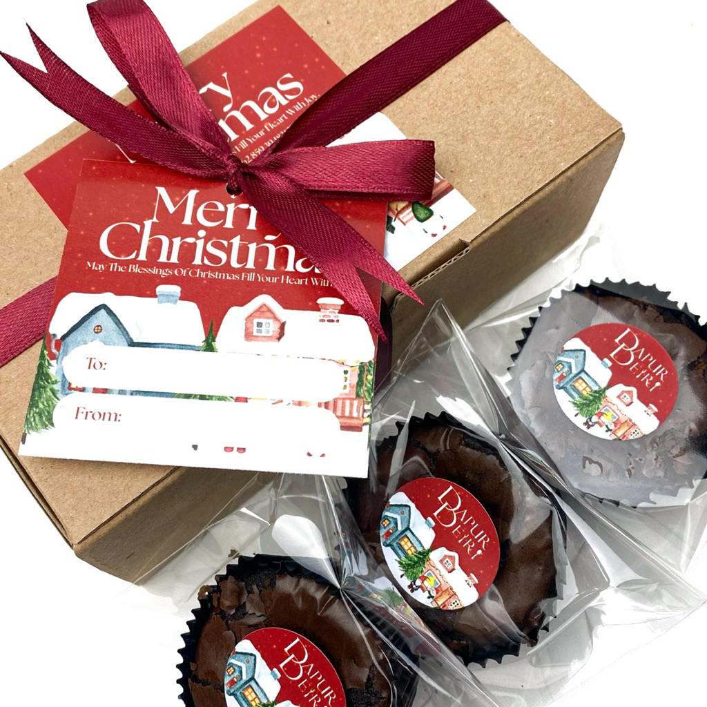 Fudgy Brownies Cup (Christmas Edition Available)