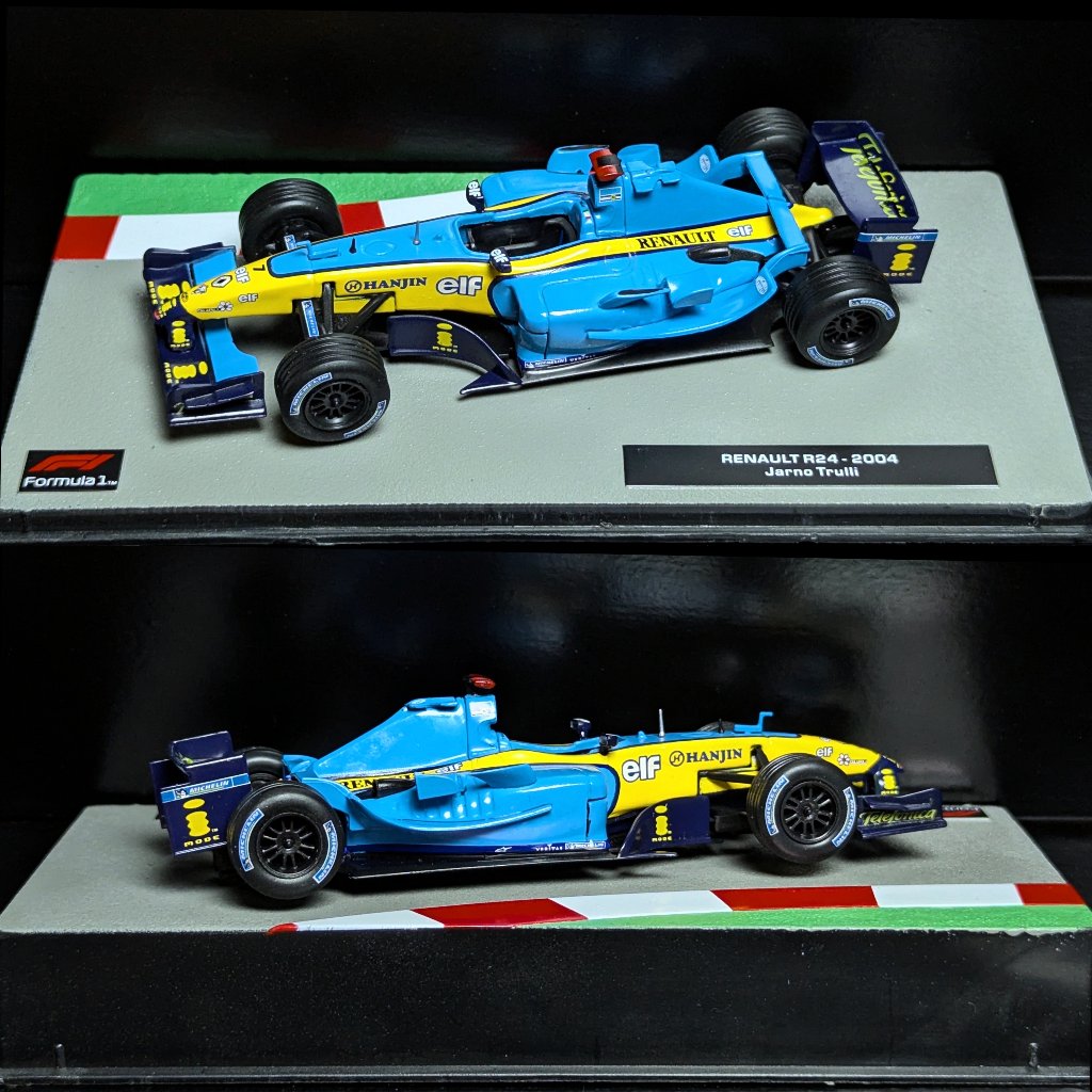 DeAgostini Altaya Renault R24 2004 - Jarno Trulli - 1/43 Scale