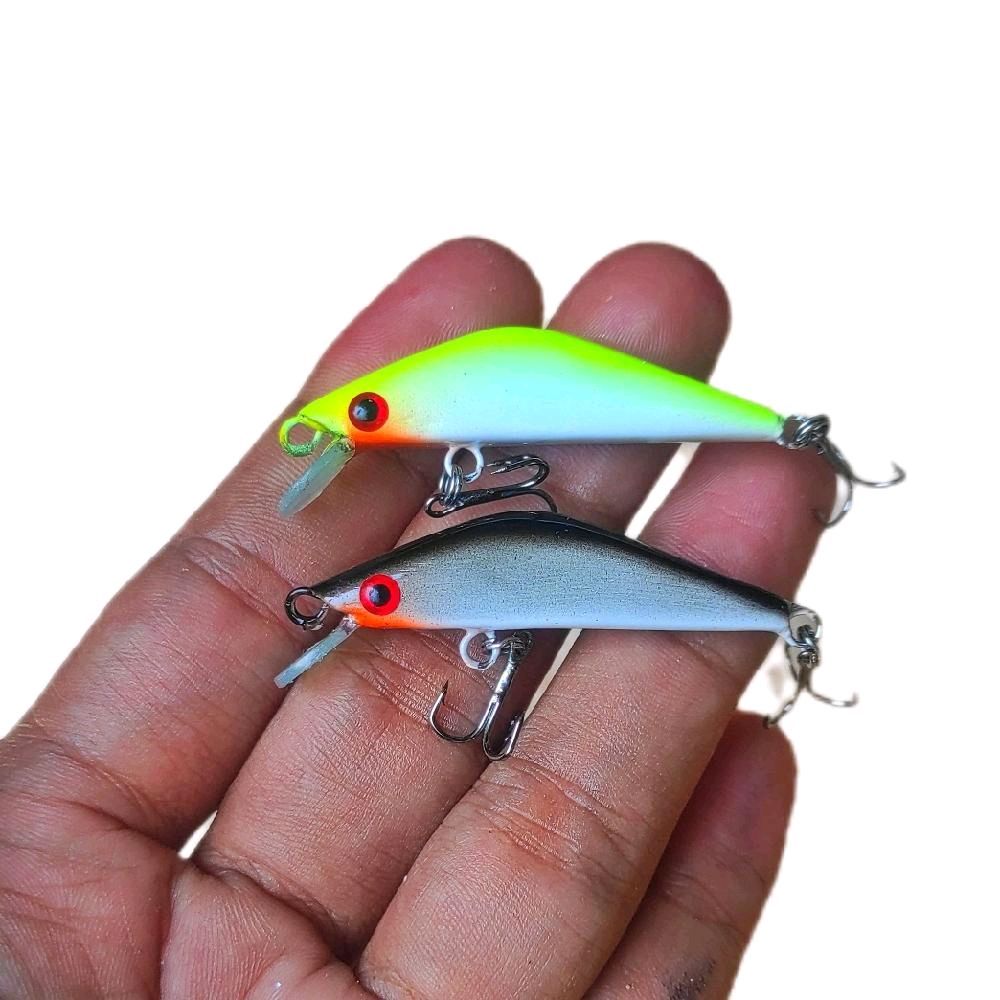 Minnow Handmade Sesore 45ss  Lure Bahan Kayu