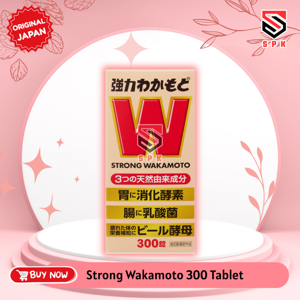 Strong WAKAMOTO Suplement 300 Tablet Original Jepang