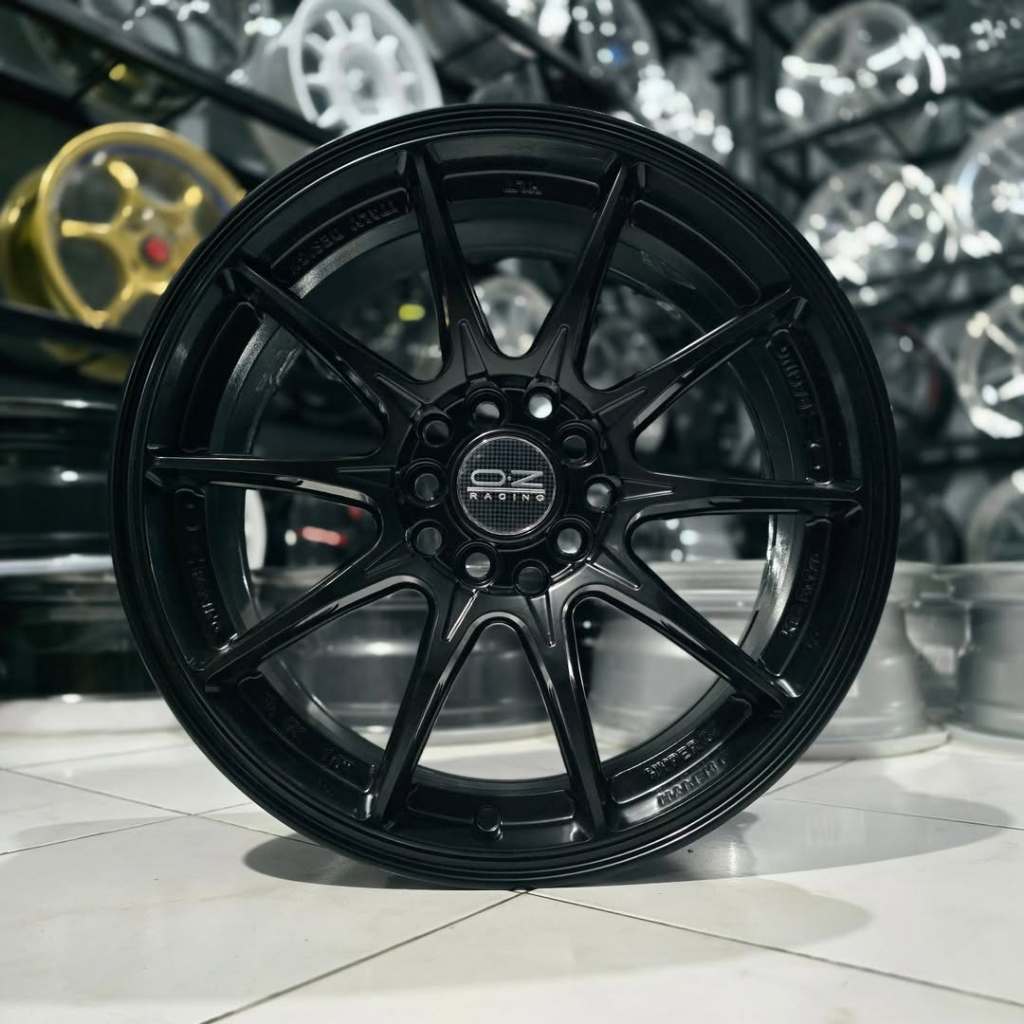 Velg OZ Hyper GT Brand New R16 Pcd 5x100 5x114.3 Lebar 7 Et 40 Warna Black Satin Kondisi Baru | Velg