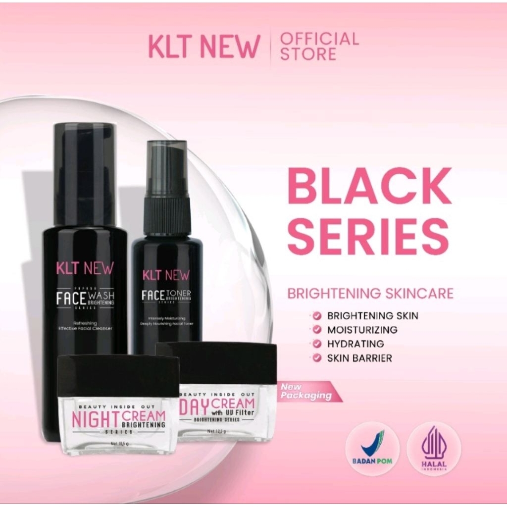 klt new black / klt new hitam / klt new bpom