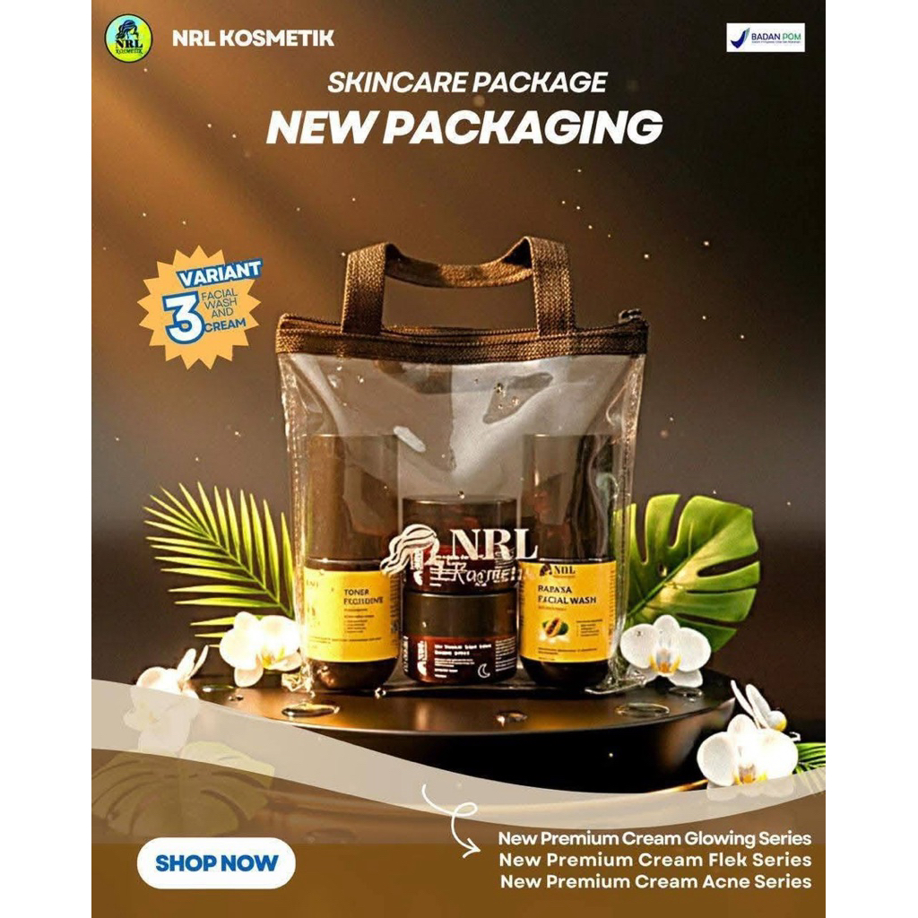 (COD) CREAM  BPOM NRL KOSMETIK PAKET EKONOMIS FORMULA BARU DIJAMIN ORIGINAL