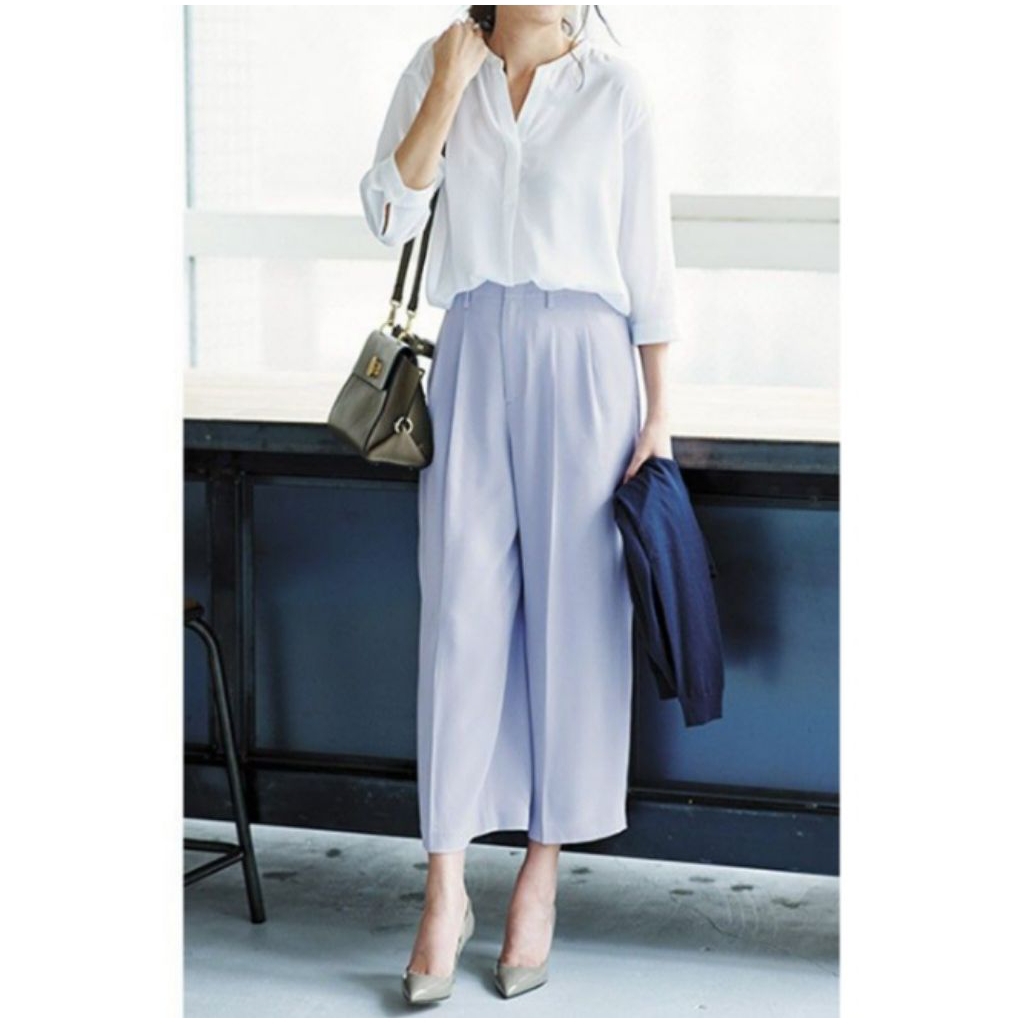 UNIQLO Women Drape Wide Ankle Cullotes