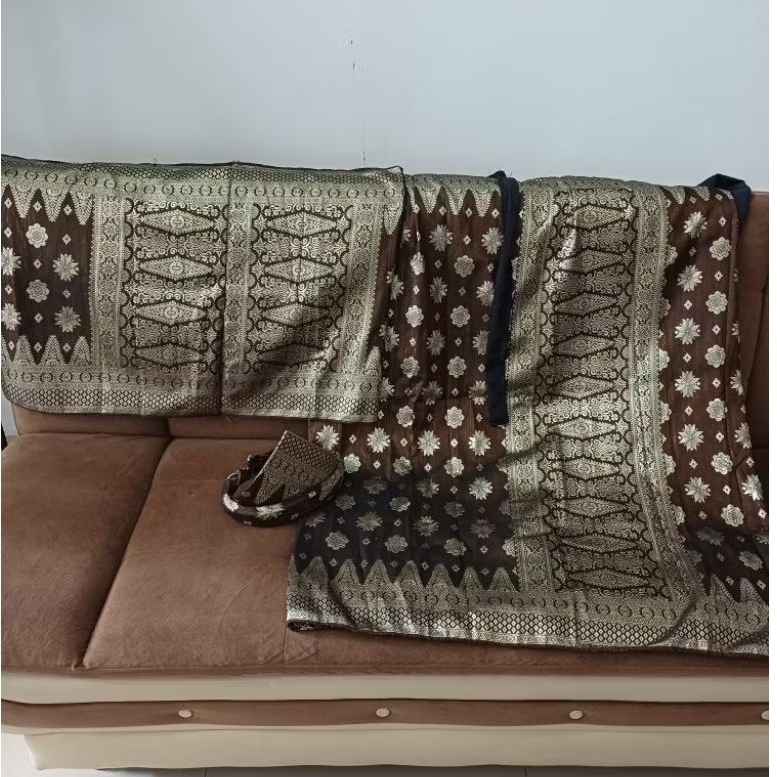 Songket mesin palembang cantik manis cewek cowok tanjak