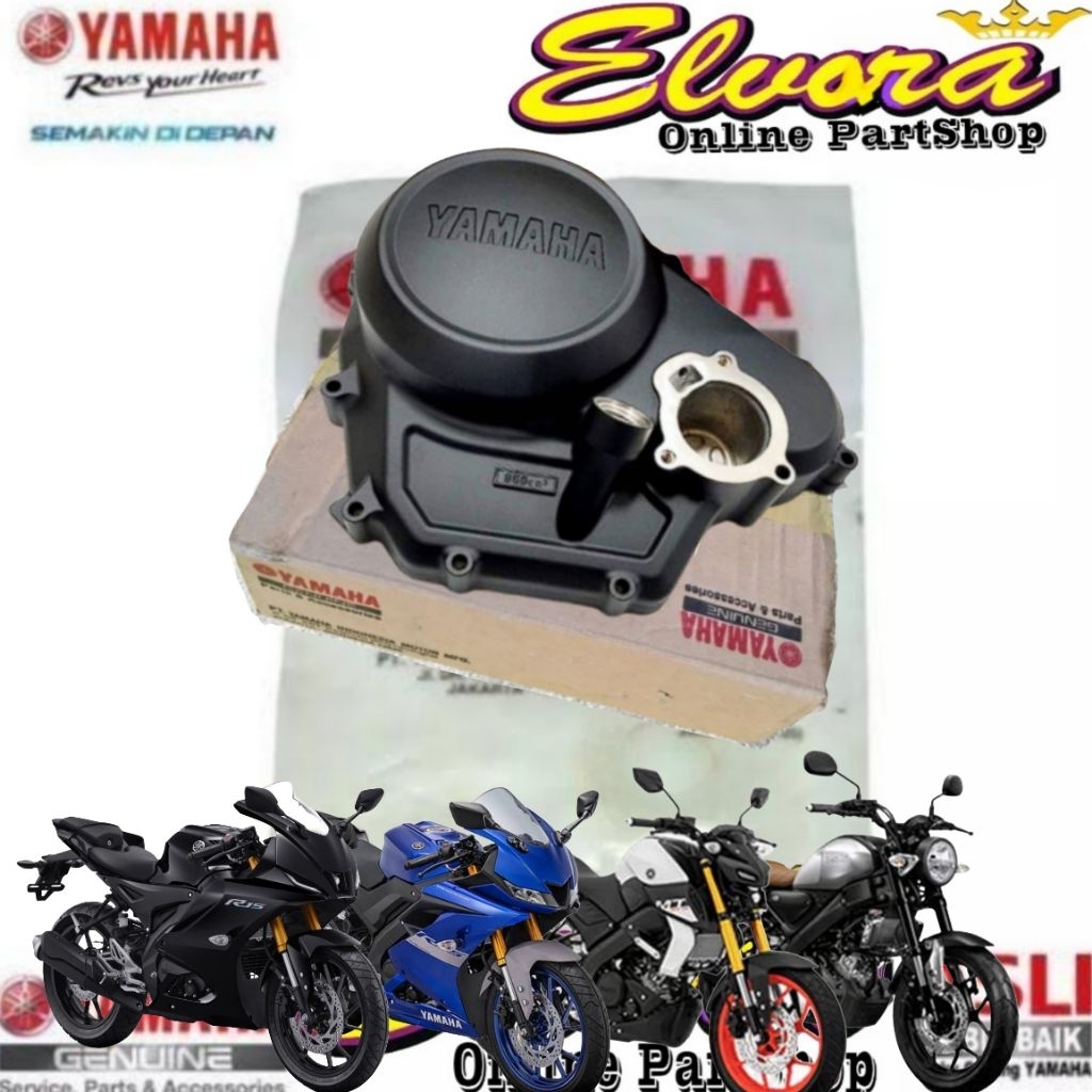 Cover crankcase 2 bak kopling yamaha R15 V3 R15 V4 RI5M MT15 XSR 155 Original BK6-E5421-00