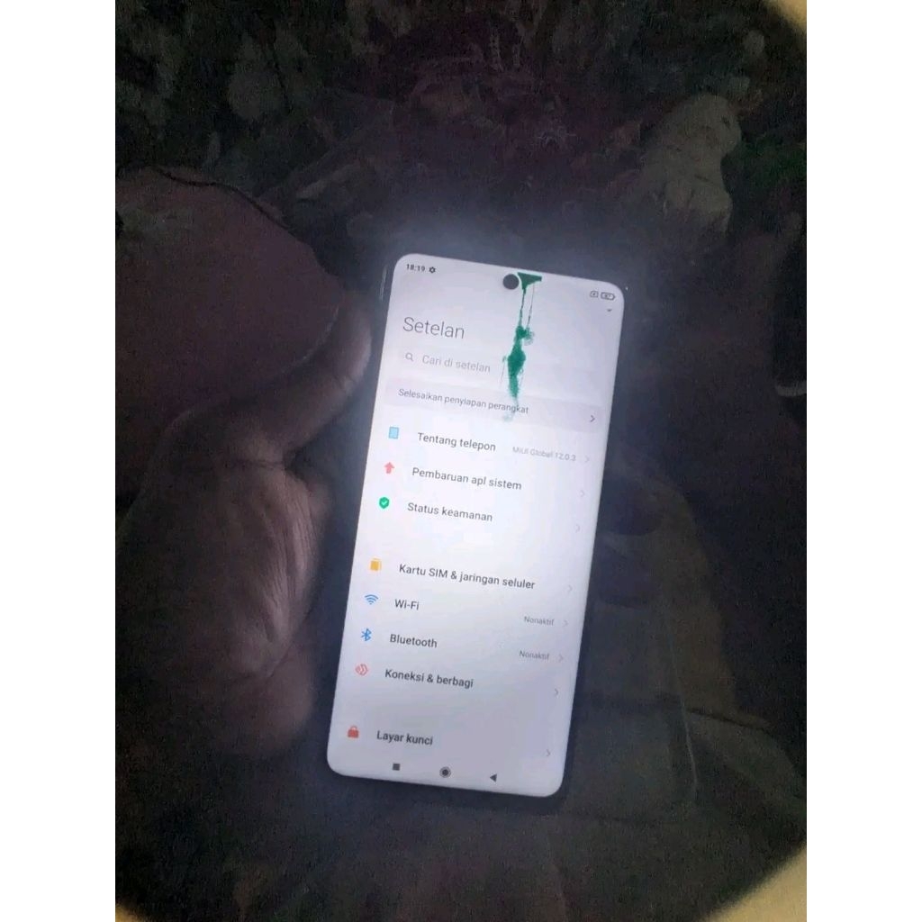 redmi note 9 pro ram 8/128 GB hp dusbox
