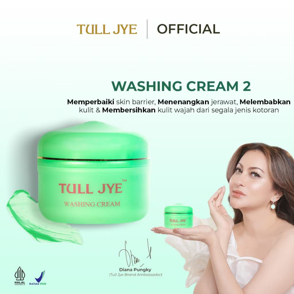 Tull Jye Washing Cream Hijau / Tull Jye Washing 2 (Hijau)