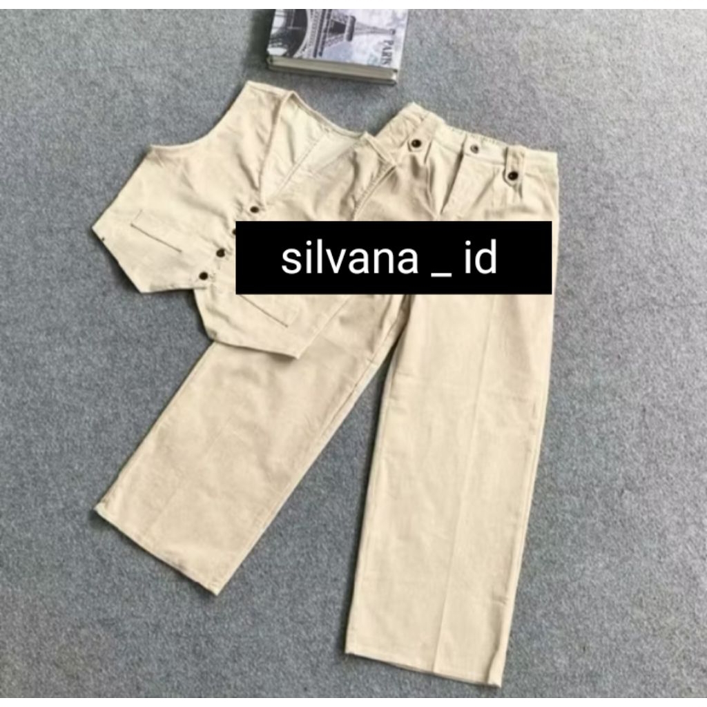 silvana_id Set Rompi Celana wanita