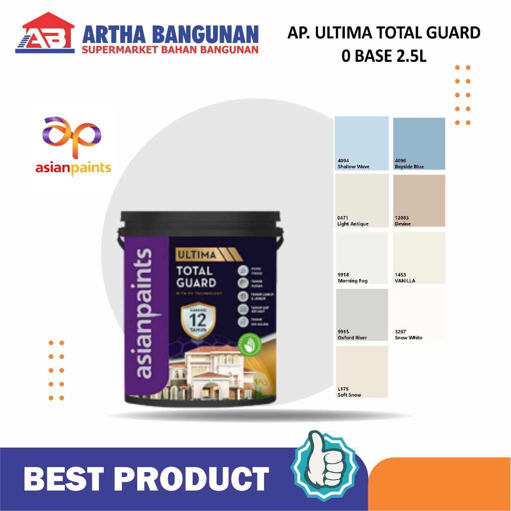 ASIAN PAINT ULTIMA TOTAL GUARD CAT EXTERIOR 2.5L