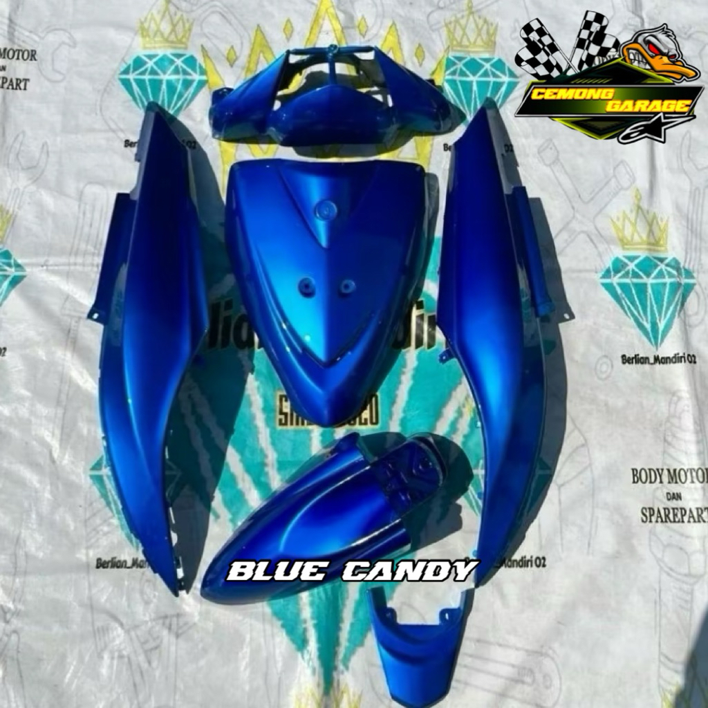 Cover body halus fullset sepeda motor mio j 2012-2014 warna custome