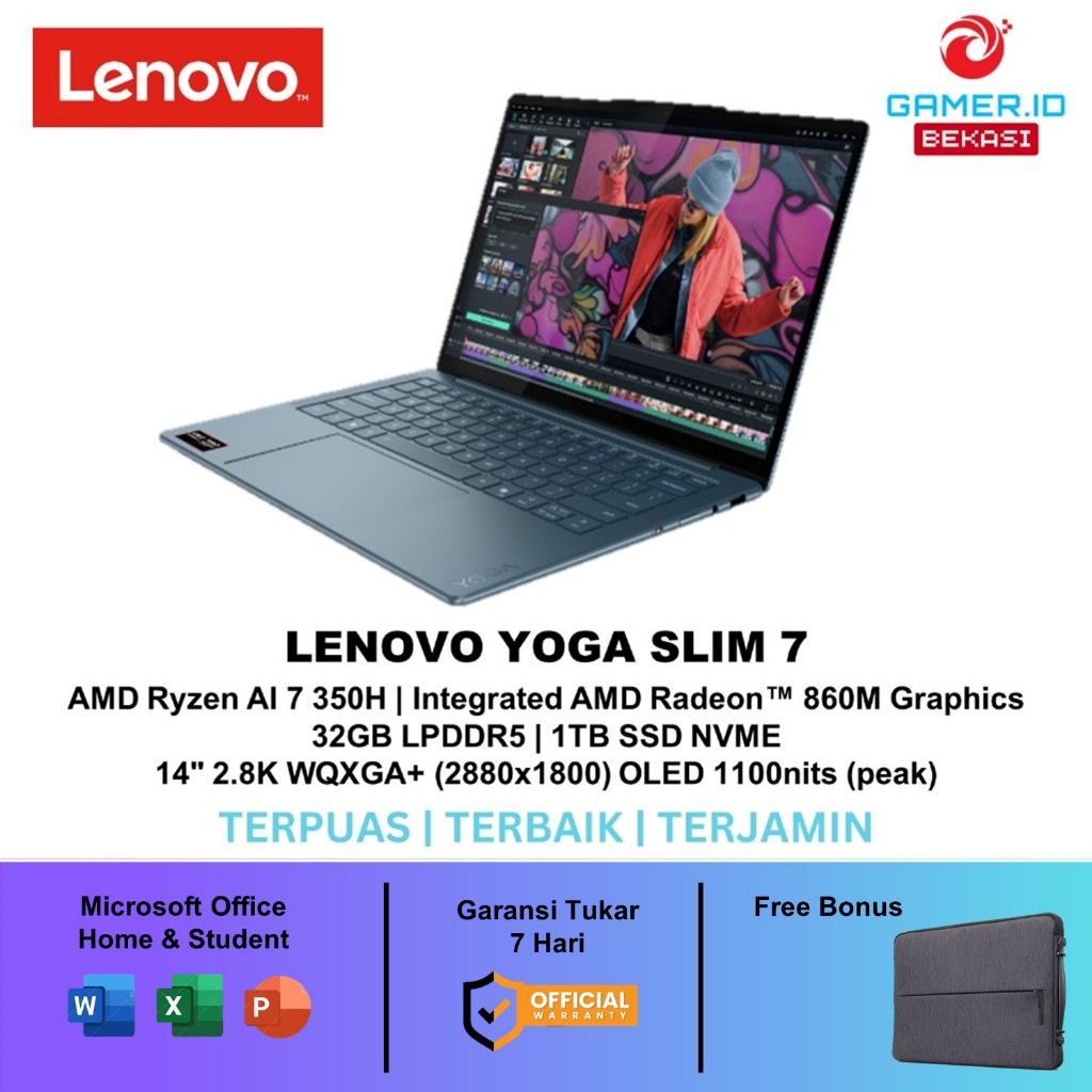 Lenovo Yoga Slim 7 Ryzen AI 7 32GB 1TB OLED