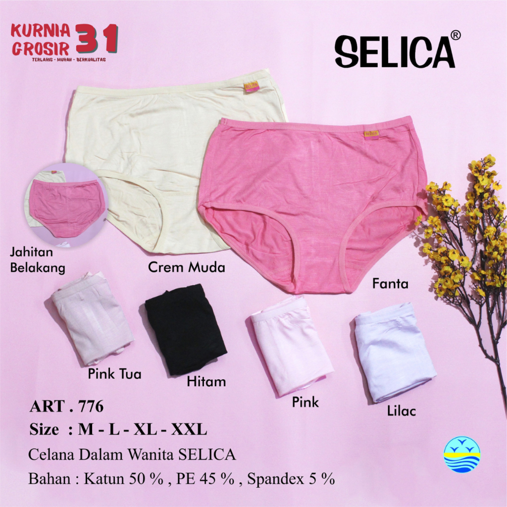 CD SELICA 776 Katun Model Mini / Pakaian Dalam Wanita Seamles Premium