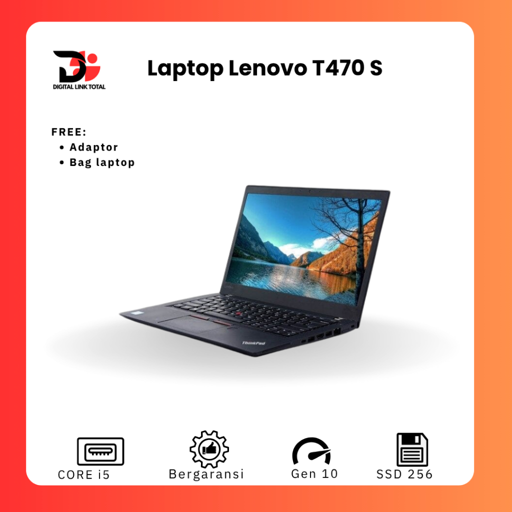 LAPTOP LENOVO THINKPAD T470S  CORE i7 7th RAM / Lenovo ThinkPad T470S