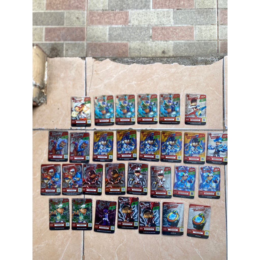 kartu boboiboy choki-choki