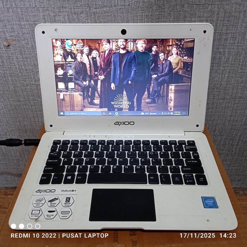 Notebook Axioo P102 Plus/Mybook 10+ windows 10 prosesor Intel Celeron Ram3gb HDD500gb Lcd11in Mesin 