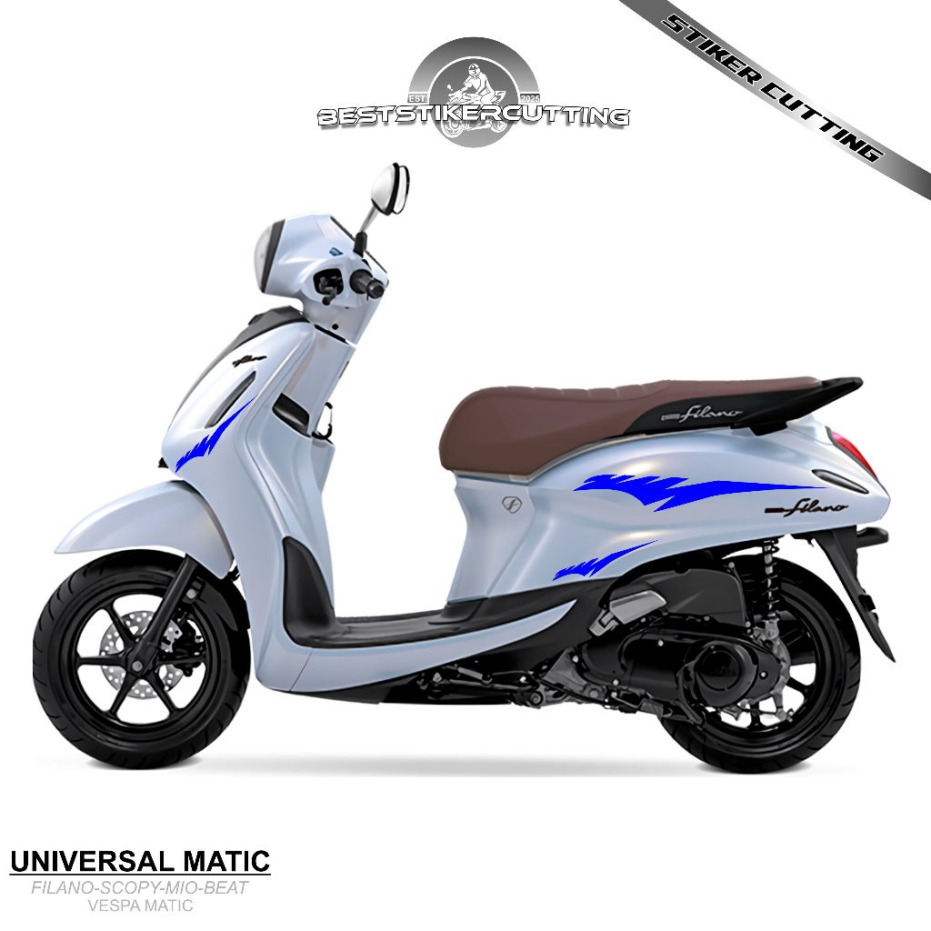 STICKER CUTTING UNIVERSAL MATIC MIF 04/STRIPING ALL MATIC SIMPEL/STIKER MOTOR/LOGO RR/SKOTLET/STOCK 