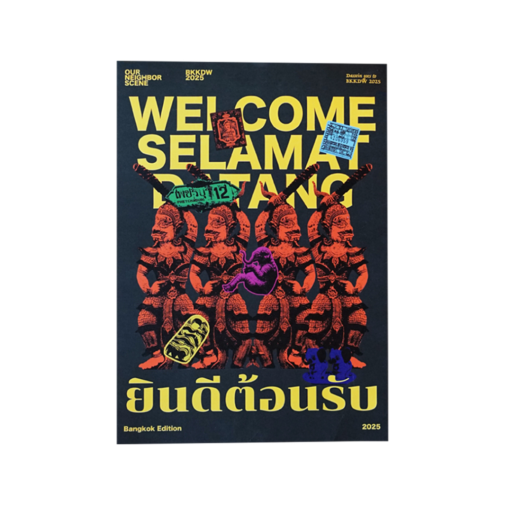 Sein Objekt Poster Selamat Datang Hiasan Dinding Aesthetic Thailand Bangkok