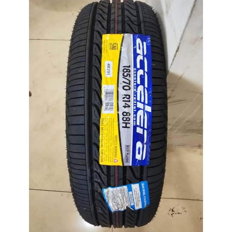 BAN MOBIL BARU MERK ACCELERA ECO PLUSH 185 70 R14 RING 14 185/70R14 AVANZA XENIA KIJANG SIGRA CALYA