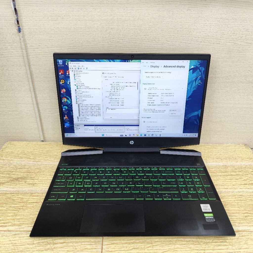 Laptop Second HP Pavilion Gm 15 Core i5-10300h Ram 8gb Ssd 512gb Rtx 2060