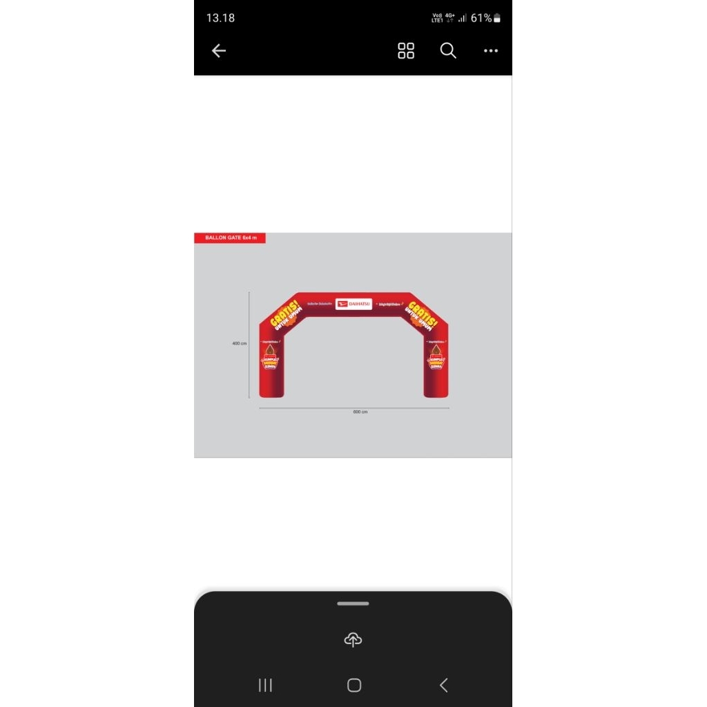 Balon Gate Murah | Balon Gapura | Balon Gate