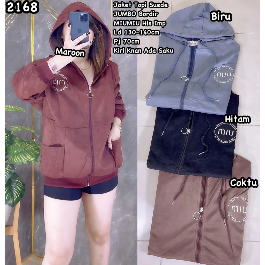 CS 2168 Jaket suede jumbo