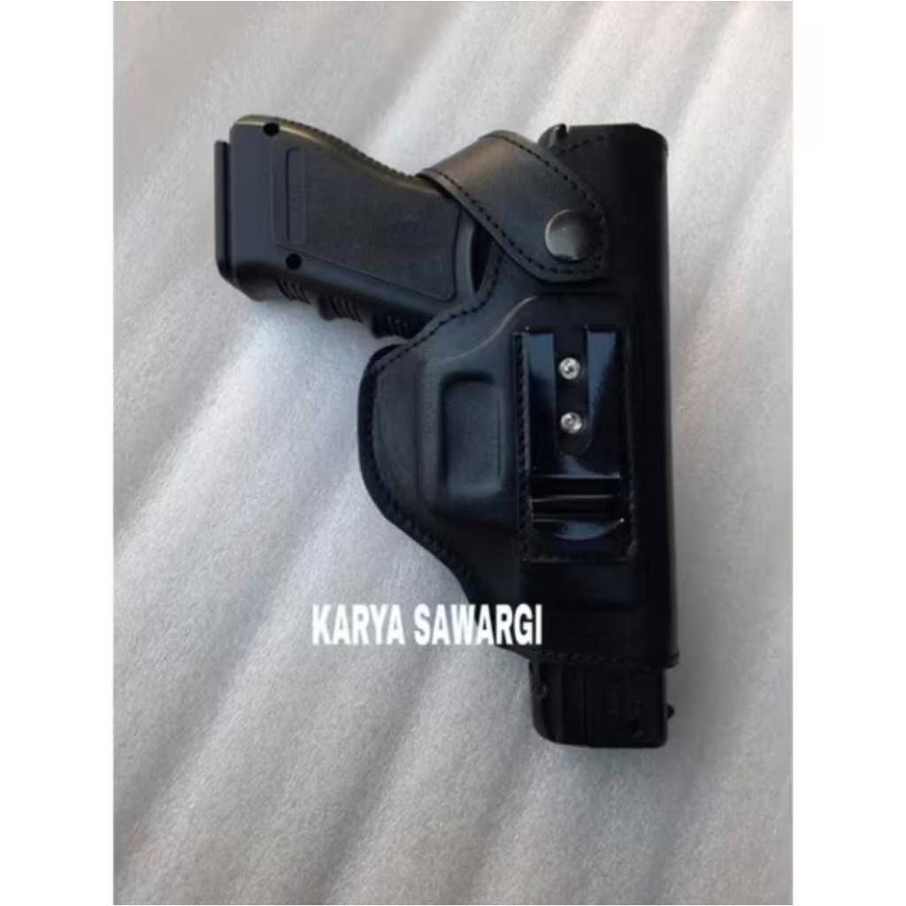 Holster Pistol Kulit Asli Glock