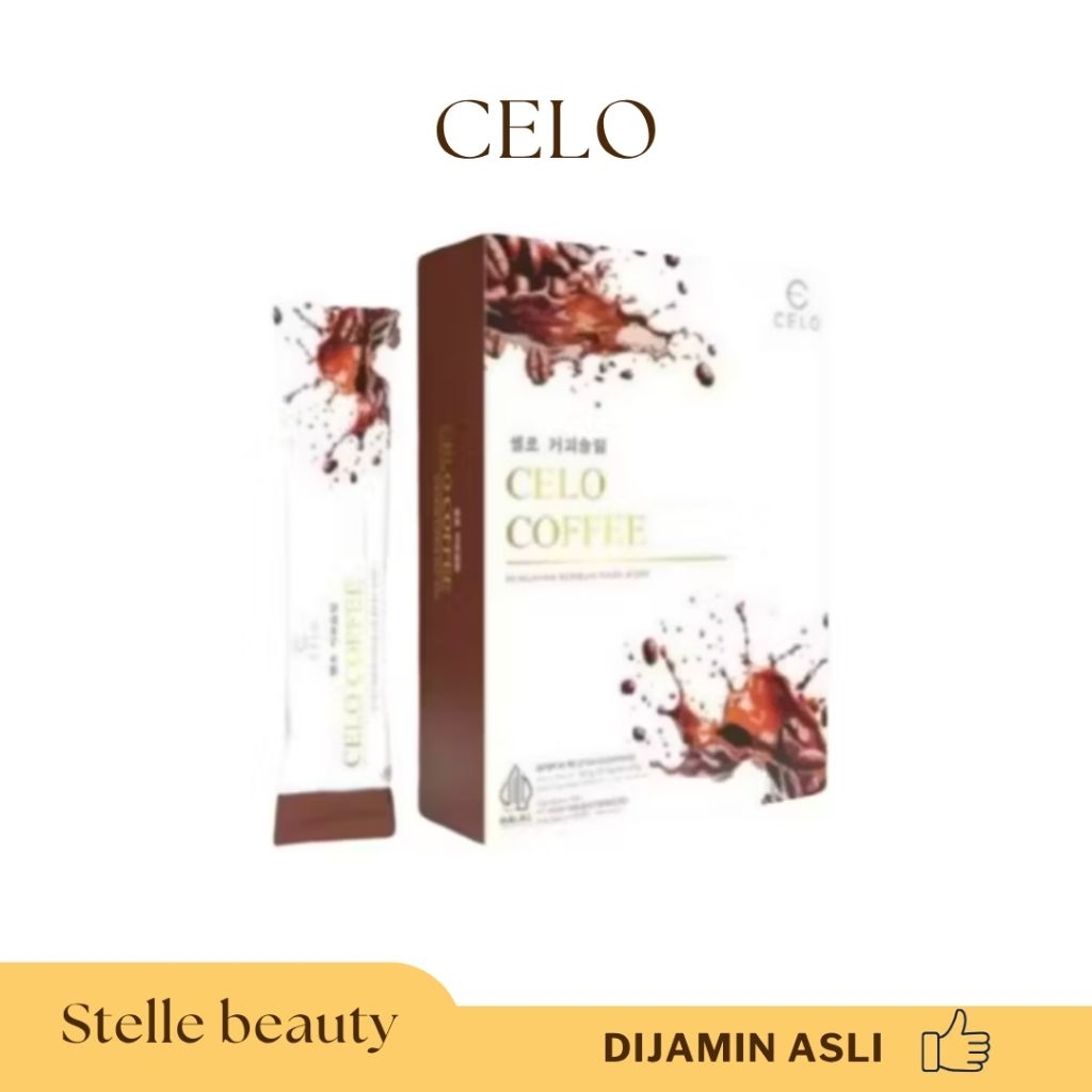[NEW LAUNCH] CELO BROWN COFFEE CELO COFFEE SLIMMING ORIGINAL (10 SACHET ) / CELO KOPI AJAIB