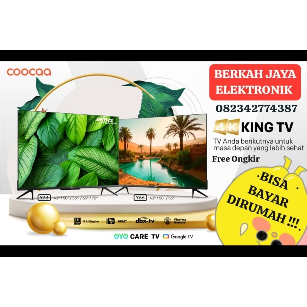 TV  LED COOCAA 4K Y75Y73
