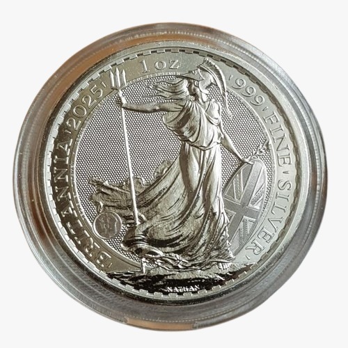 Koin perak Silver Britania 1 Troy Ounce = 31.1 Gram | Britannia2025