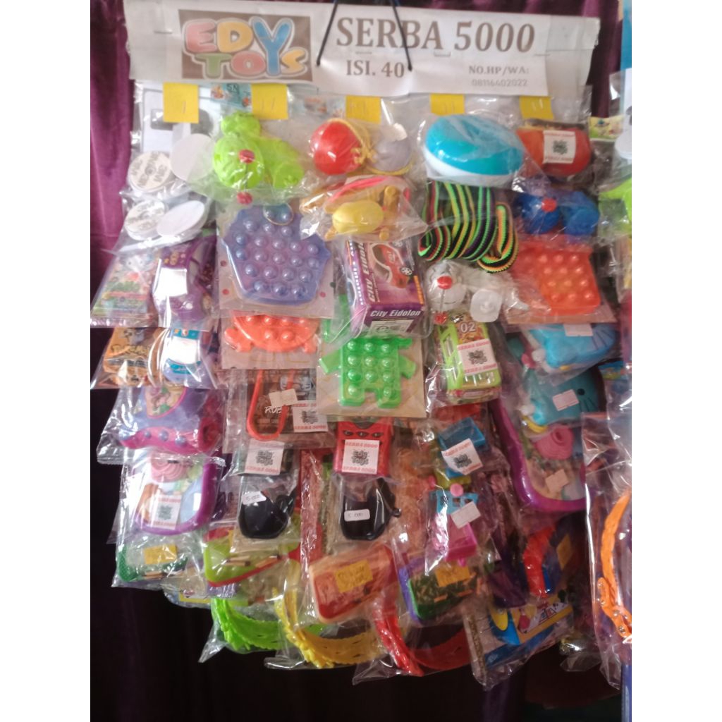 SERBA 5000 Aneka mainan dan Accessooris ISI 40PCS