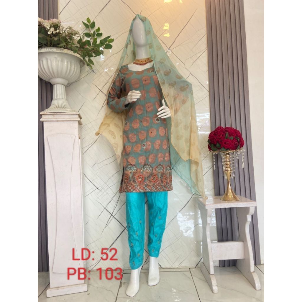 Kurti set PL Sage&cream