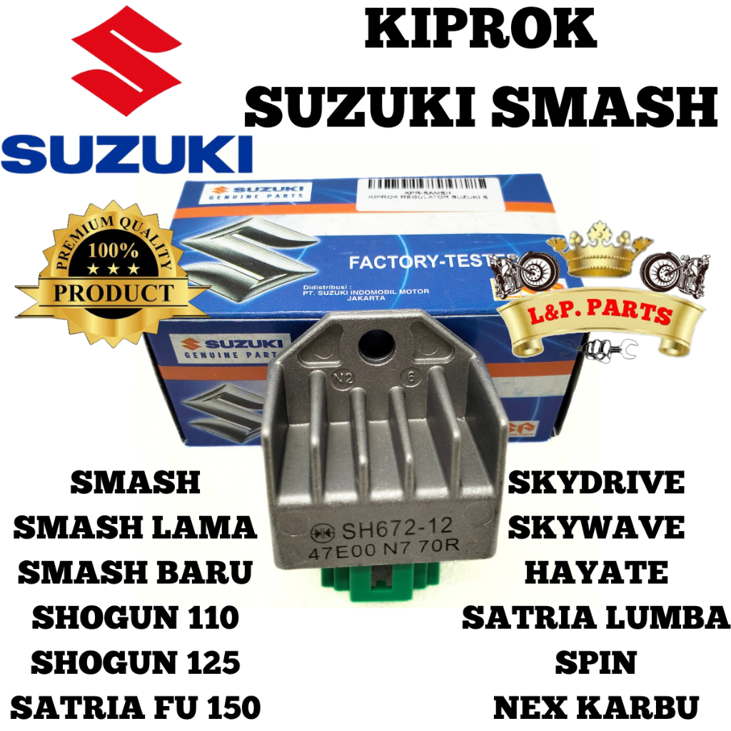 CIPROK KIPROK REGULATOR SUZUKI SMASH OLD LAMA NEW BARU SHOGUN 110 125 SATRIA FU 150 SKYDRIVE SKYWAVE