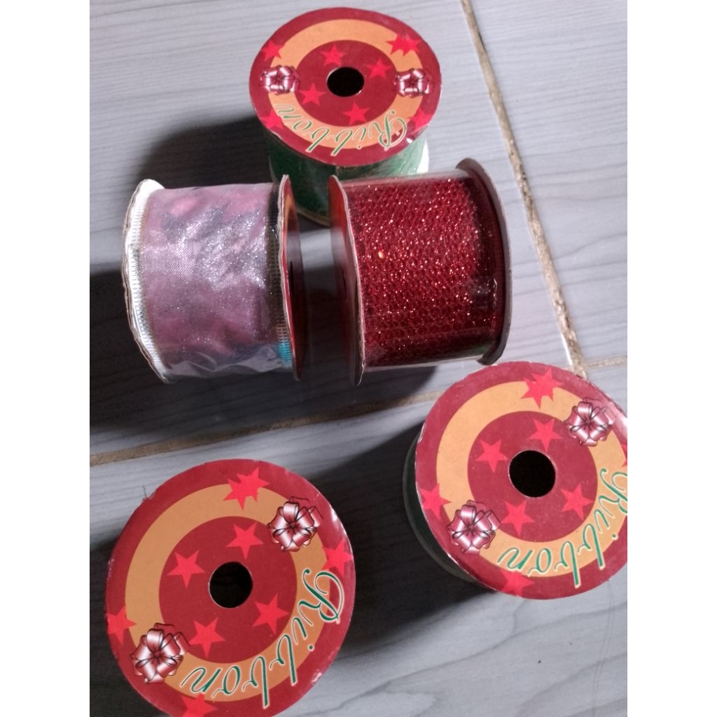 Pita Gulung Ukuran 5 cm | Pita Hias Kado & Dekorasi