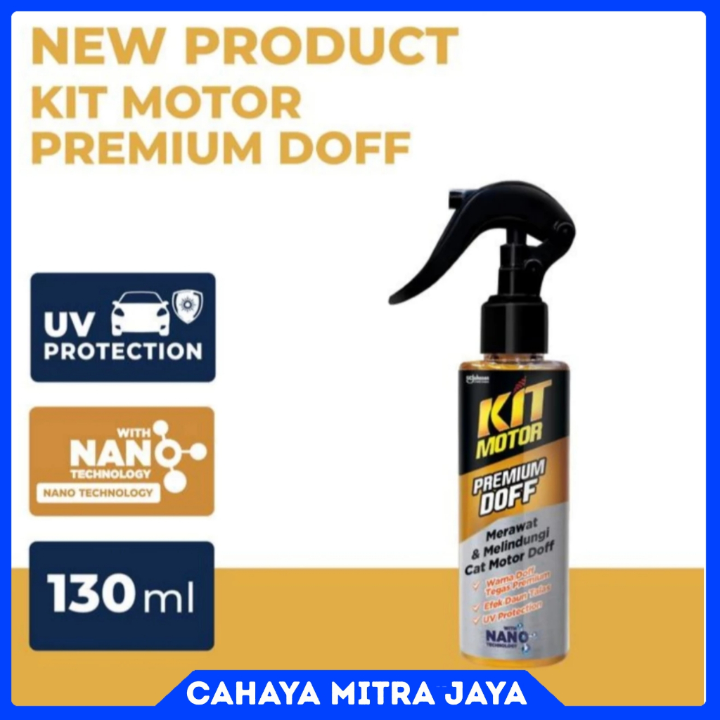 Kit Premium Doff 130 ml Perawatan Proteksi Body Trim Cat MATTE Motor Mobil Helm