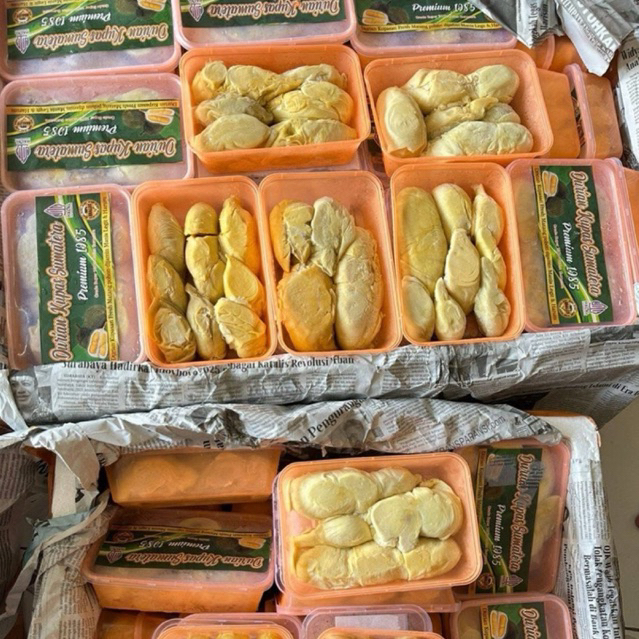 Durian Kupas Sumatera Manis Legit Siap Kirim Surabaya Sidoarjo