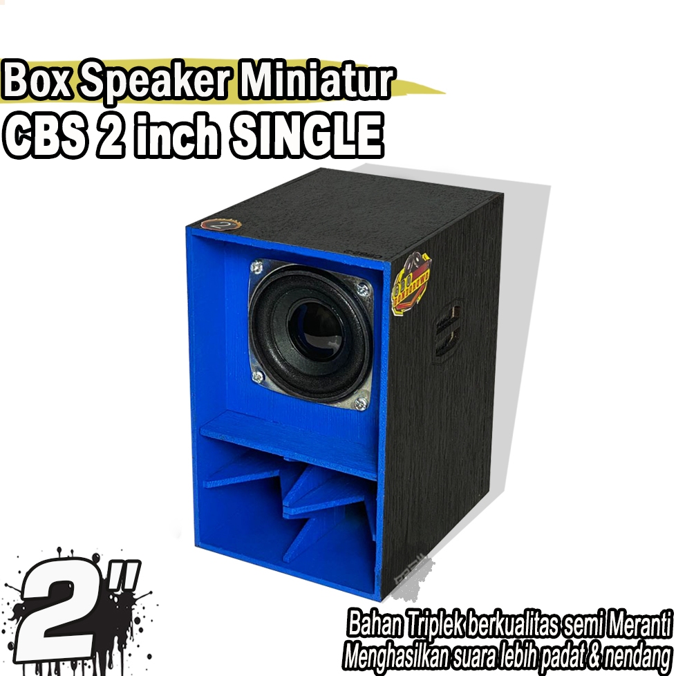 Box Speaker Miniatur CBS 2 INCH Biru