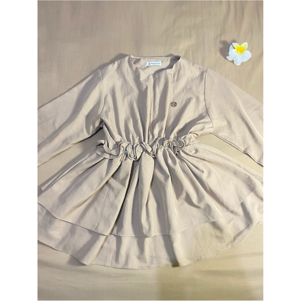 ( PRELOVED ) baju atasan karet pinggang