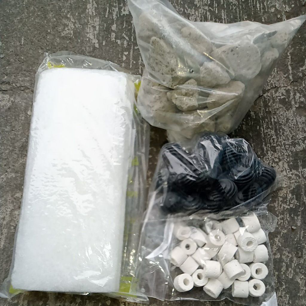 PAKET HEMAT MEDIA FILTER LENGKAP media mekanis biologis media filter untuk filter talang